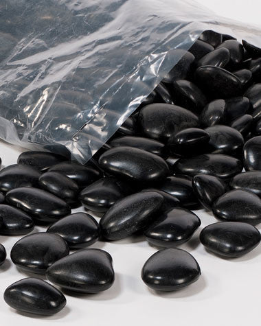 Faux Landscaping Stones for Decorative Container Tops - Black ACH111-BK