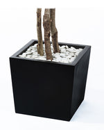 Faux Landscaping Stones for Decorative Container Tops - Black ACH111-BK