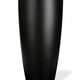 Tall Uptown Decorative Container 13"W x 23"H Satin Black CTA241-SBK