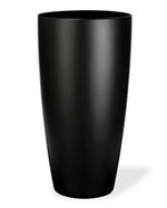 Tall Uptown Decorative Container 13"W x 23"H Satin Black CTA241-SBK
