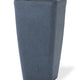 Tall Cubico Decorative Container - 12"W x 23"H Granite Gray CTA246-GGY