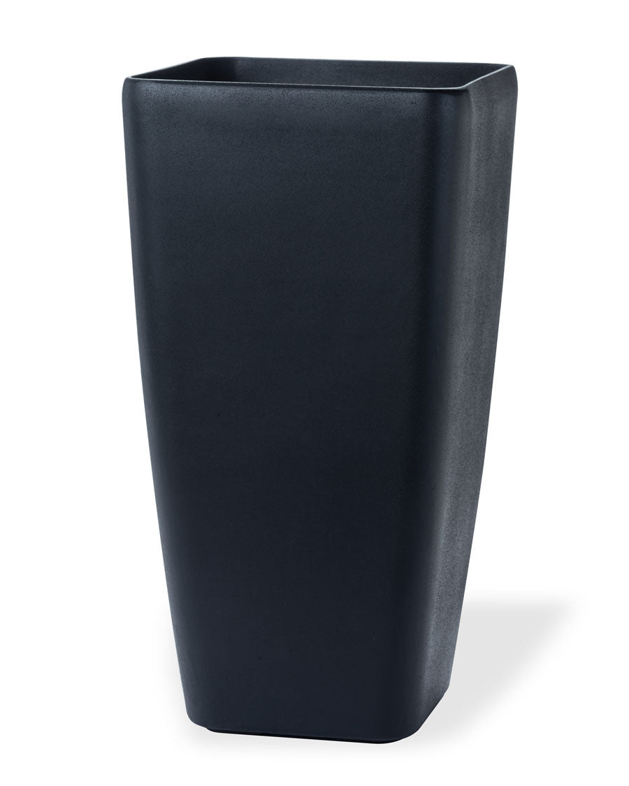 Tall Cubico Decorative Container - 12"W x 23"H Matte Black CTA246-MBK