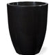 Fiberglass Garden Glaze Container -14" W x 17"H - Black CTB217-BK