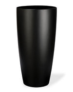Tall Uptown Decorative Container - 9"W x 16"H Satin Black CTB240-SBK