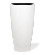 Tall Uptown Decorative Container - 9"W x 16"H Satin White CTB240-SWH