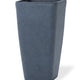 Tall Cubico Decorative Container - 9"W x 16"H - Granite Gray CTB245-GGY
