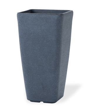 Tall Cubico Decorative Container - 9"W x 16"H - Granite Gray CTB245-GGY