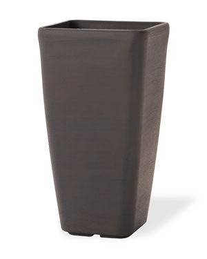 Tall Cubico Decorative Container - 9"W x 16"H - Havana Brown CTB245-HBR