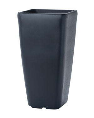 Tall Cubico Decorative Container - 9"W x 16"H - Matte Black CTB245-MBK