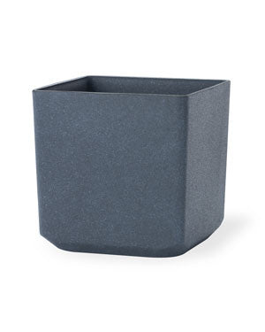 Cubico Decorative Container - 14"W x 14"H - Granite Gray CTB252-GGY