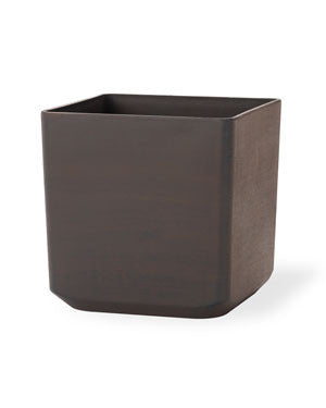 Cubico Decorative Container - 14"W x 14"H - Havana Brown CTB252-HBR