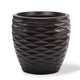 Valencia Decorative Container - 13.5"W x 13"H - Satin Black CTB255-SBK