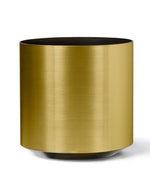 Cylinder Container - 12" W x  12" H - Brushed Gold CTD111-BG