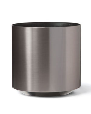 Cylinder Container - 12" W x  12" H - Brushed Graphite CTD111-GH