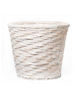 White Wicker Tree & Plant Basket - 12" W x 12" H CTD119-WW