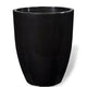 Fiberglass Garden Glaze Container - 11"W x 13.75"H - Black CTD216-BK
