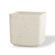 Cubico Decorative Container - 14"W x 14"H - Sand White CTB252-SAW