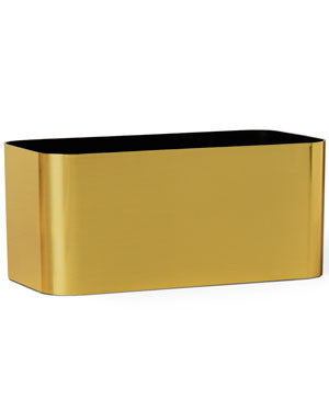 File top - 14"L x 6.25"H x 7"W - Brushed Gold CTE135-BG