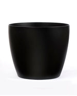 Fiberglass Uptown Decorative Container - 8"W x 8"H - Satin Black CTF199-SBK