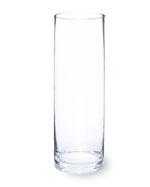 12" Hand-Blown Glass Cylinder Vase CV4809-CLR