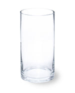 8" Hand-Blown Glass Cylinder Vase CV6049-CLR
