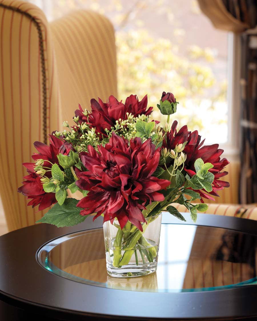 Dahlia Delight Silk Flower Arrangement FLA136
