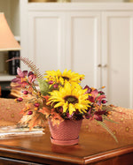 Sunflower & Rosehips Faux Flower Autumn Accent FLA198-NA