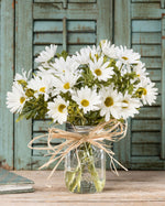 Farmhouse Daisies Silk Flower Arrangement FLA849
