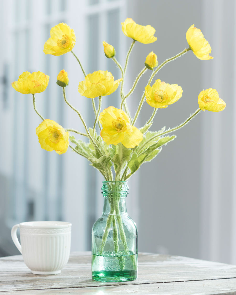 California Poppies Silk Flower Arrangement FLA877