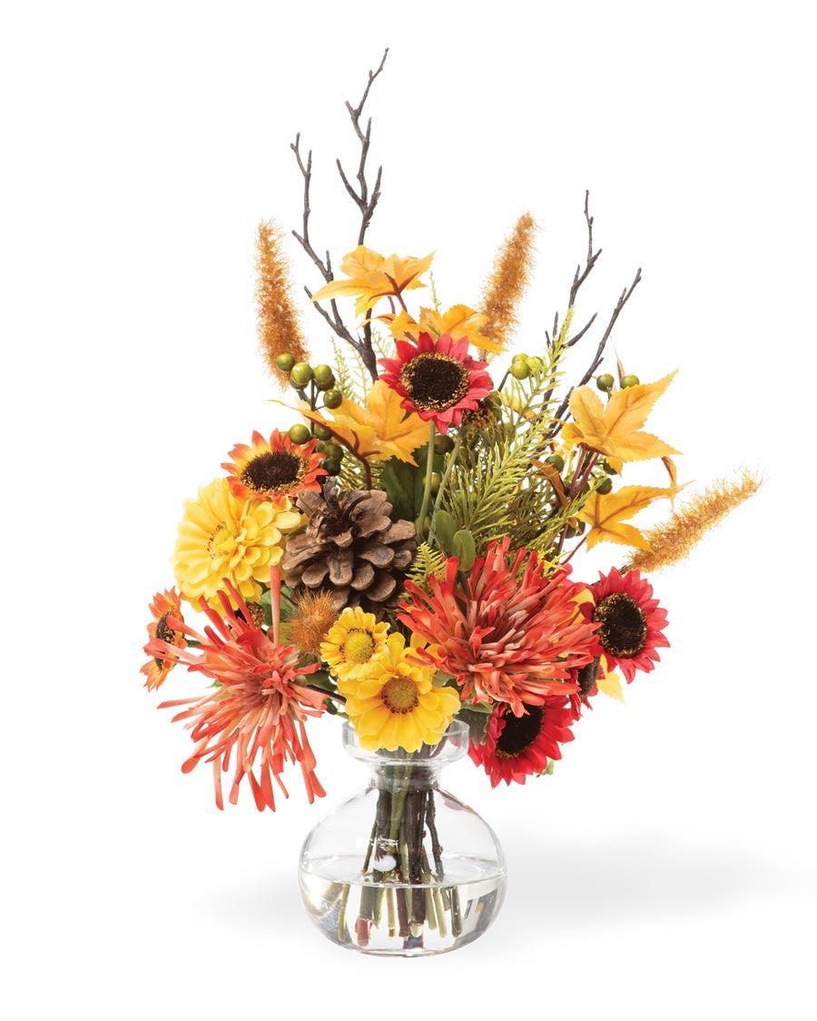 Harvest Moon Silk Flower Autumn Accent FLA996-NA