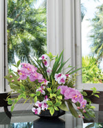 Orchid Centerpiece Faux Flower Arrangement FLB145-LV
