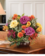 Floribunda Garden Silk Flower Centerpiece FLB173-MS
