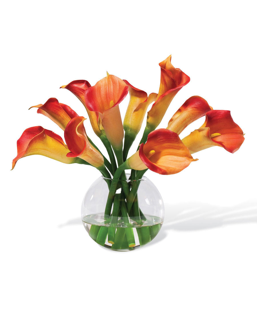 Calla Lily Silk Flower Centerpiece