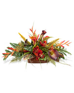 Orchid & Calla Lily Centerpiece Artificial Flower Arrangement FLB603-NA