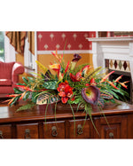 Orchid & Calla Lily Centerpiece Artificial Flower Arrangement FLB603-NA