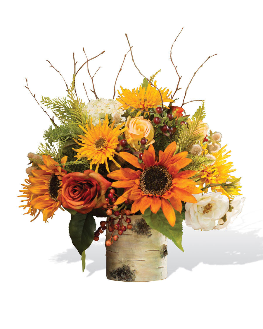 Autumn Sunrise Silk Flower Centerpiece FLB774-MP