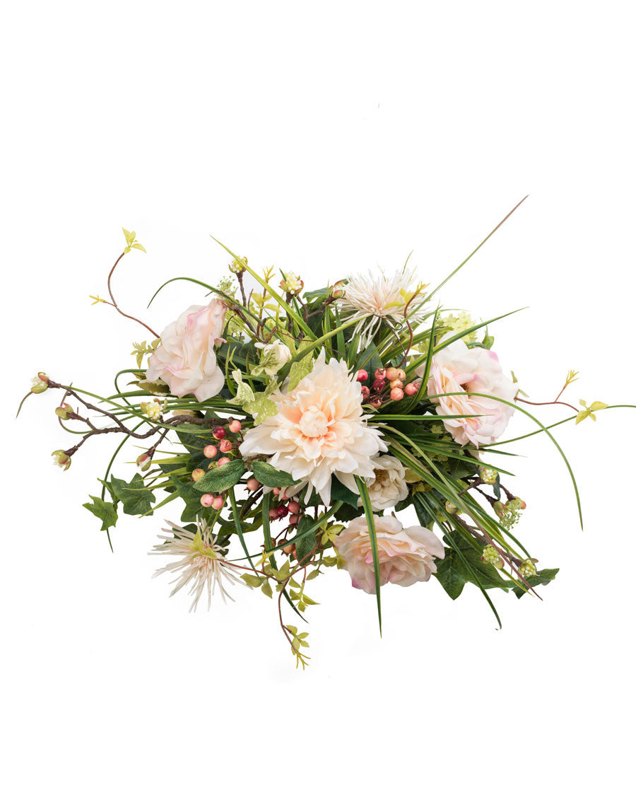 Rose & Berry Silk Flower Centerpiece FLB853-MS