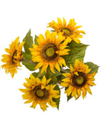 Country Sunflowers Silk Flower Arrangement FLB854-YE