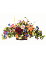 Floral Tapestry Silk Flower Centerpiece FLB889-MP