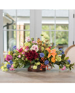 Floral Tapestry Silk Flower Centerpiece FLB889-MP