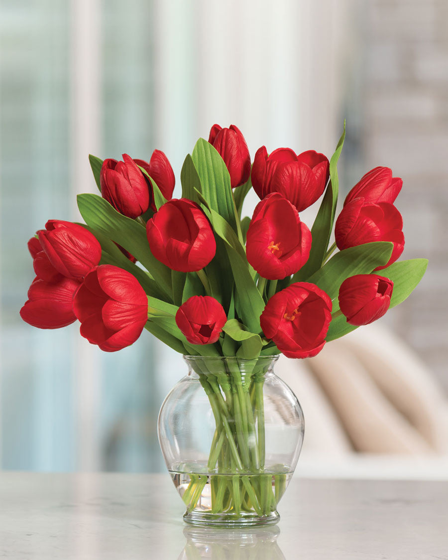 Garden Tulip Faux Flower Bouquet FLB941