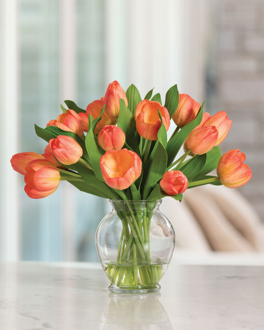 Garden Tulip Faux Flower Bouquet FLB941