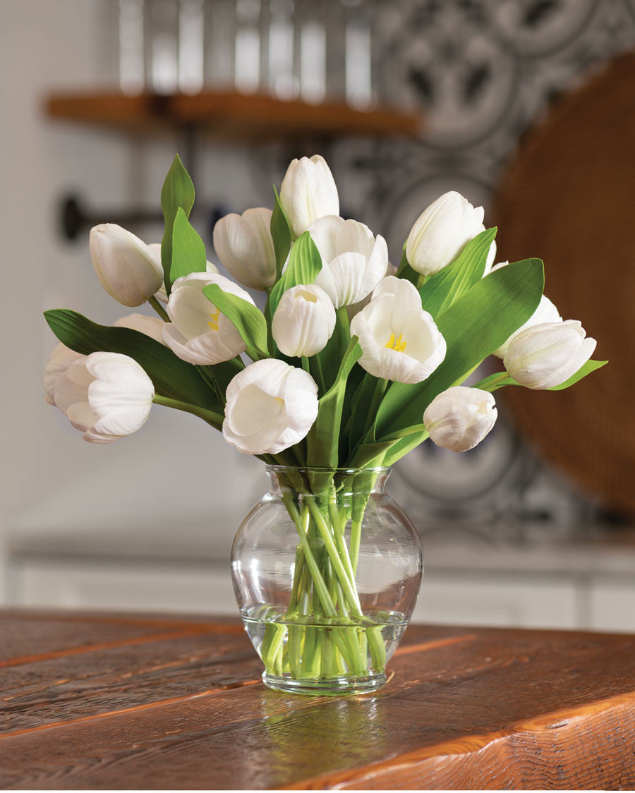 Garden Tulip Faux Flower Bouquet FLB941