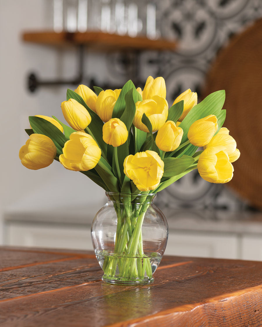 Garden Tulip Faux Flower Bouquet FLB941