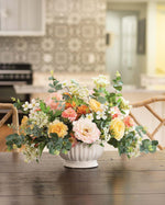 English Manor Faux Flower Centerpiece FLB947-MS