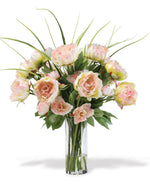 Peony Garden Faux Flower Arrangement FLC154
