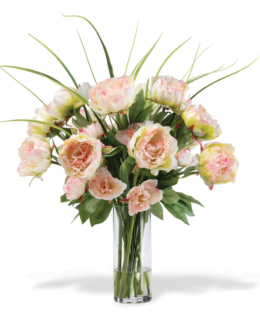 Peony Garden Faux Flower Arrangement FLC154