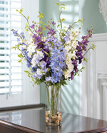 Delightful Delphiniums Silk Flower Arrangement FLC179-MP