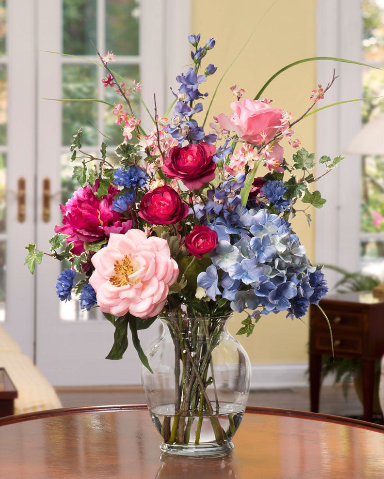 Painter's Palette Silk Flower Arrangement FLC719