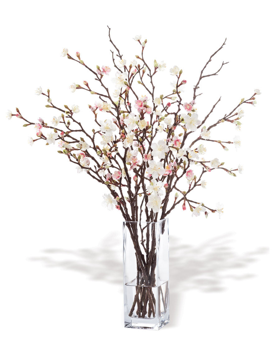 Cherry Blossom Silk Flower Arrangement